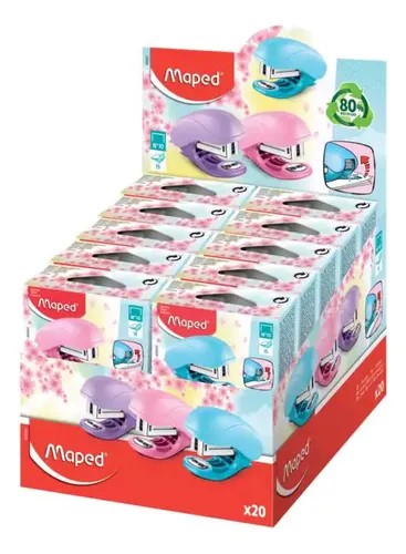 PACK ABROCHADORA 10 MAPED PASTEL X20 UNI