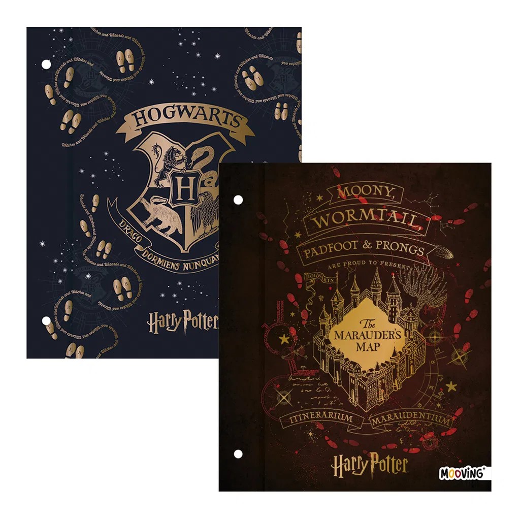 CARPETA MOOVING N°3 X2 TAPAS HARRY POTTER