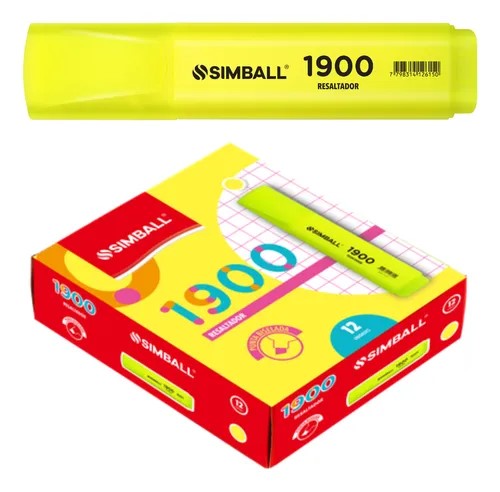 RESALTADOR SIMBALL 1900 AMARILLO X12
