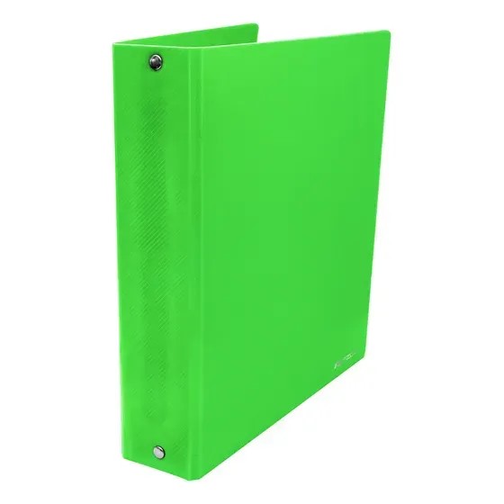 CARPETA 3X40 AVIOS PLASTICA VERDE MANZANA