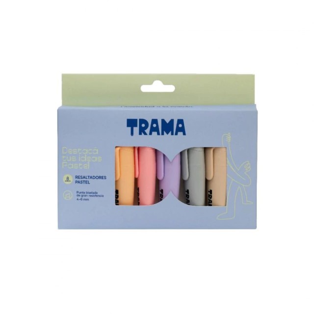 RESALTADOR TRAMA PASTEL X8U