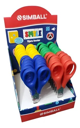 PACK TIJERAS SIMBALL SMILE X24U