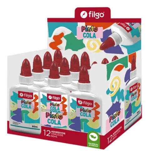 PACK ADHESIVO VINILICO FILGO PINTO COLA 60GR X12U