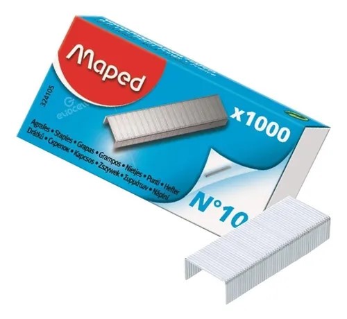 PACK BROCHE PARA ABROCHADORA MAPED N°10 X36 CAJITAS