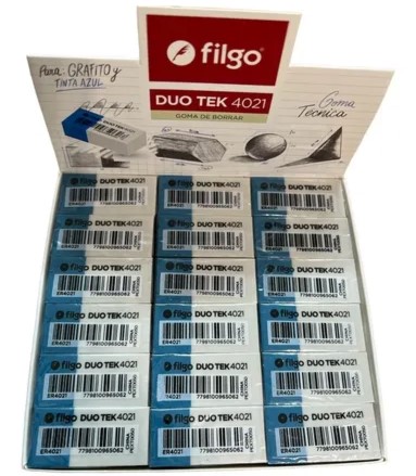 PACK DE GOMA FILGO DUO TEK 4021 X36U