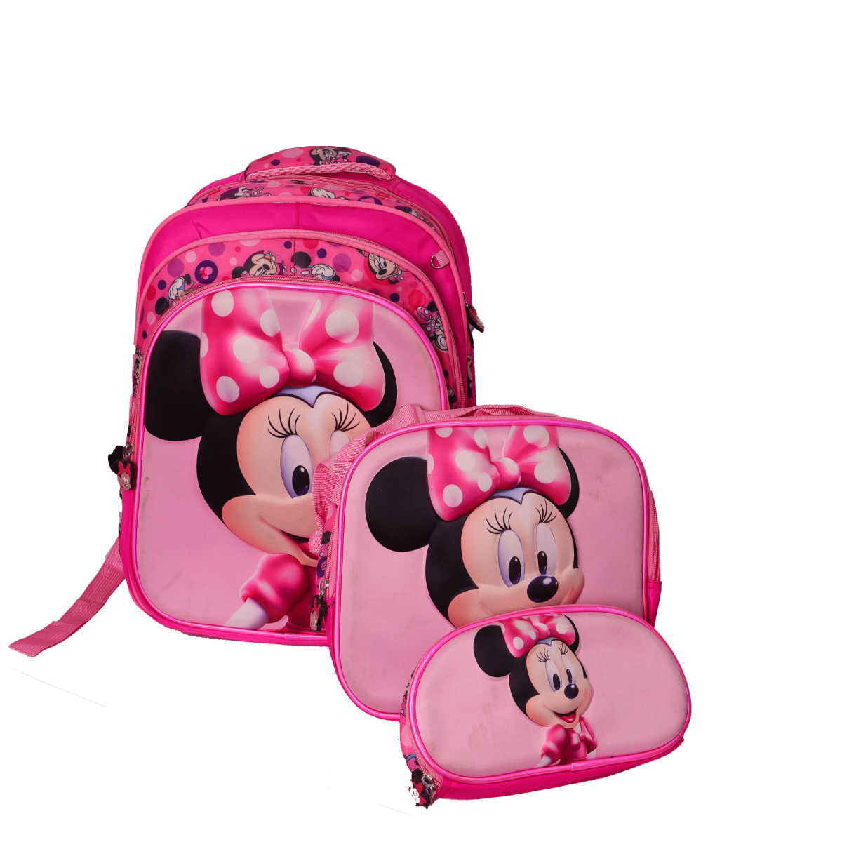 MOCHILA IMPORTADA 3 PIEZAS MINIE