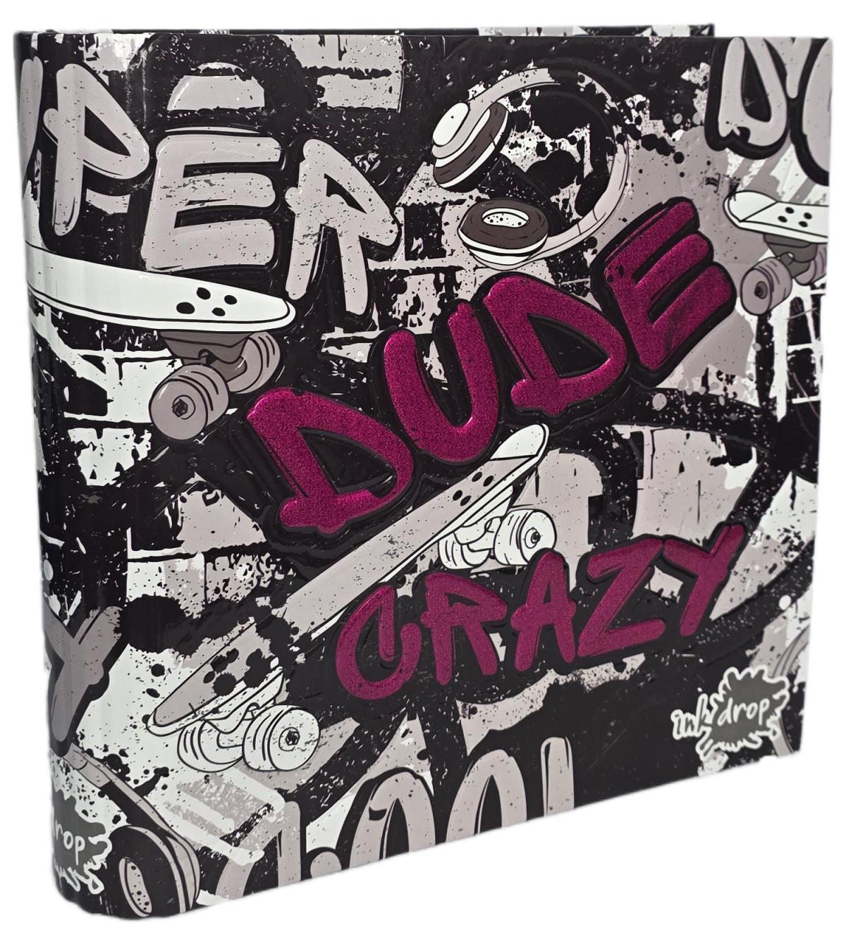 CARPETA INKDROP 3X40 CON 3 ANILLOS - URBAN STYLE - CRAZY