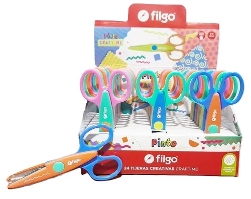 PACK TIJERA ESCOLAR FILGO CRAFT-ME X24