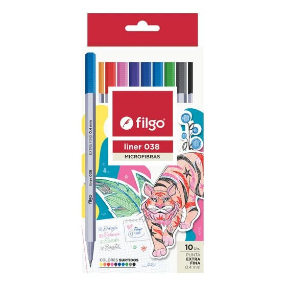 MICROFIBRA FILGO LINER 038 COLOR SURT X10U