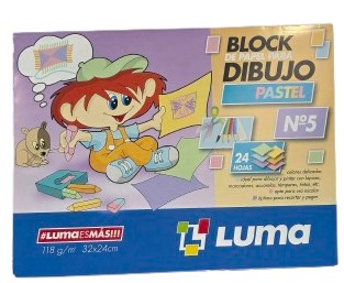 BLOCK LUMA Nº5 PASTEL X24 HJS