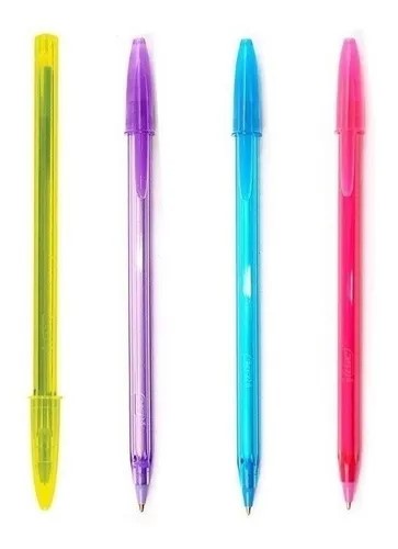 PACK BOLIGRAFO BIC FASHION SURTIDO (ROSA, VIOLETA, CELESTE, VERDE) X25