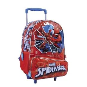 MOCHILA WABRO 16" C/CARRITO SPIDERMAN /ART.11717