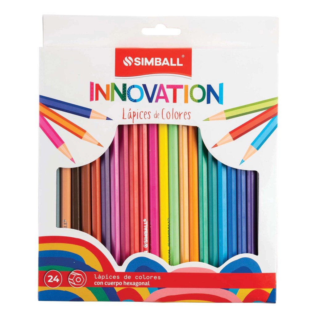PACK LAPIZ COLOR x24 SIMBALL INNOVATION X6EST