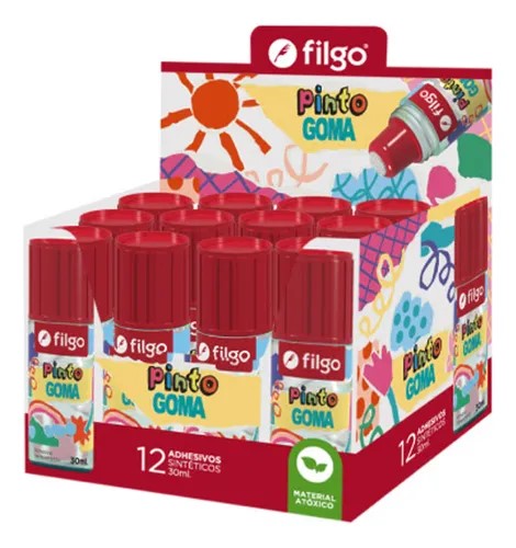 PACK ADHESIVO SINTETICO FILGO PINTO GOMA 30ML X12U