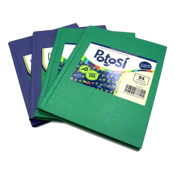 CUADERNO ARAÑA 16X21 (N°1) POTOSI X84 HJS RAY COLORES SURTIDOS XU