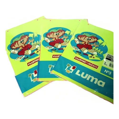 REPUESTO DE DIBUJO LUMA N°5 X8HJS FLUO