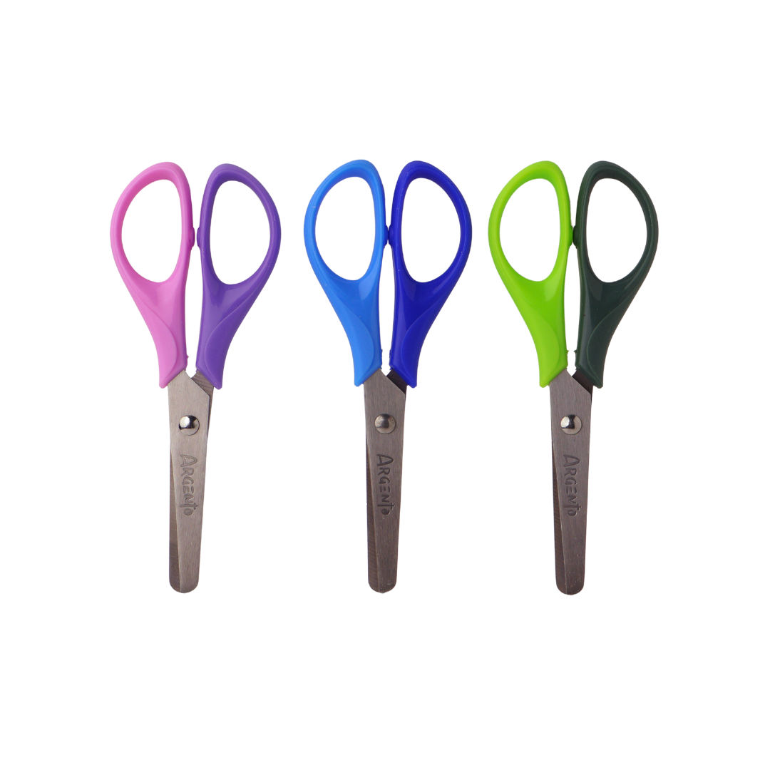 TIJERA ESCOLAR ARGENTO 13CM XUND