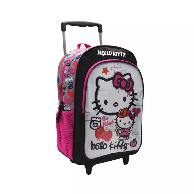 MOCHILA WABRO 16" CARRO HELLO KITTY - GRAFITY /11798