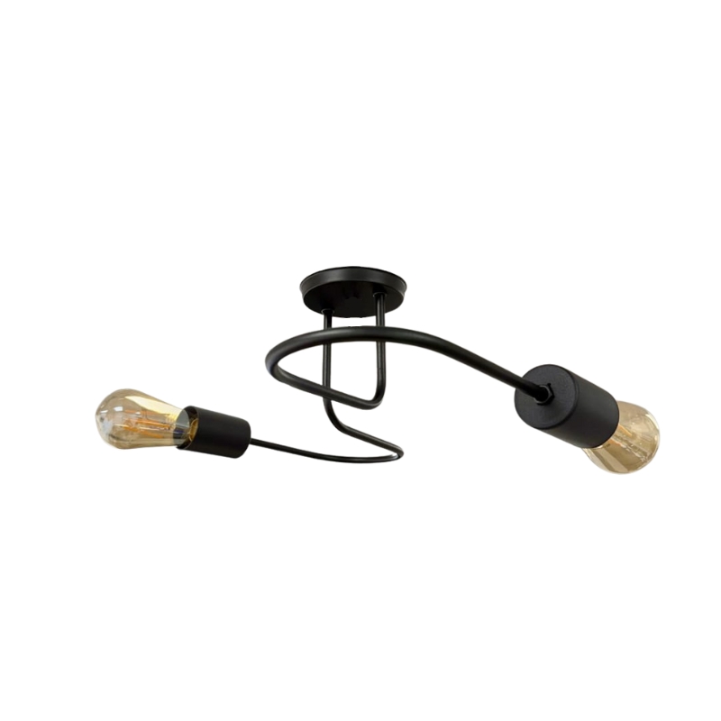 Aplique Techo Araña Vintage Para 2 Lamparas